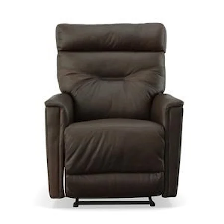 Contemporary Power Wall Saver Recliner with Track Arms